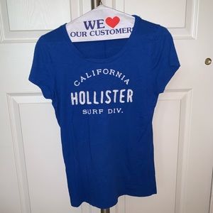 Blue Hollister short sleeve t shirt